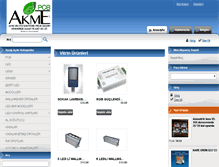 Tablet Screenshot of akme.com.tr